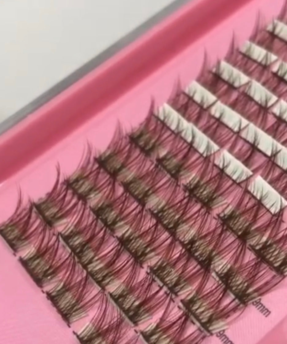 NIEUW! P14 brown tape in lashes