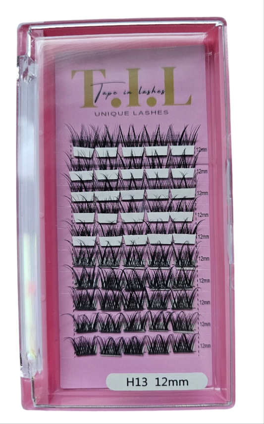 H13 Tape in lashes hybride