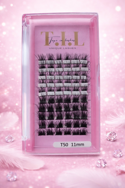 T50 c tape in lashes (fluffy)