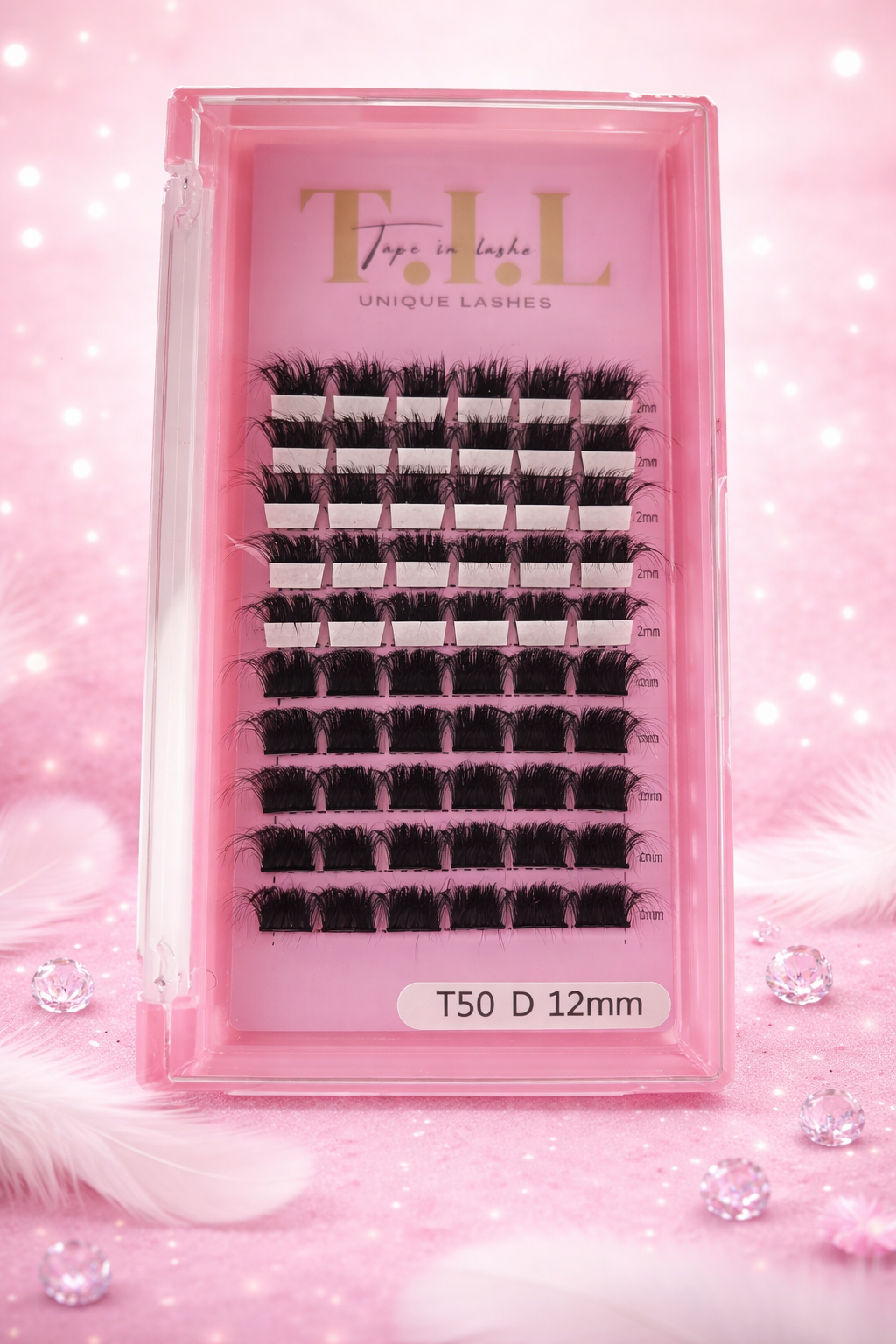 T50 D krul mega volume tape in lashes – Tape in lashes
